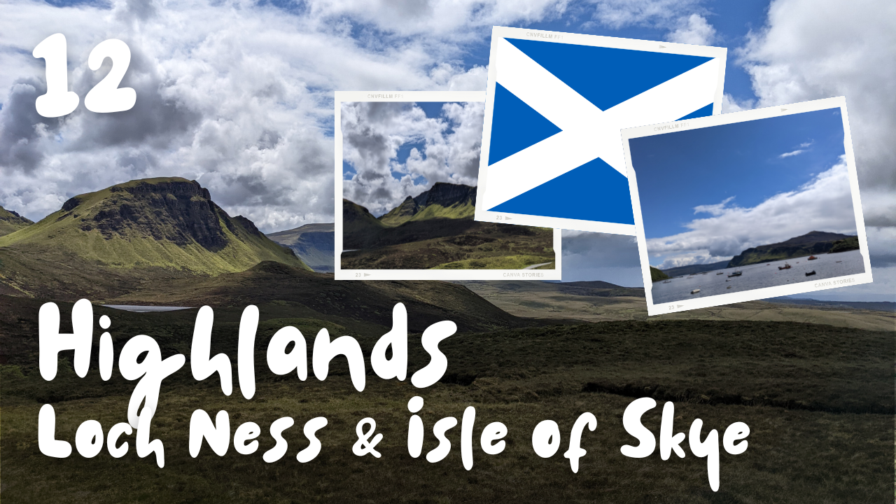12. ŠKOTSKA: Highlands (Loch Ness & Isle of Skye + Jakobiti & škotska glasba)