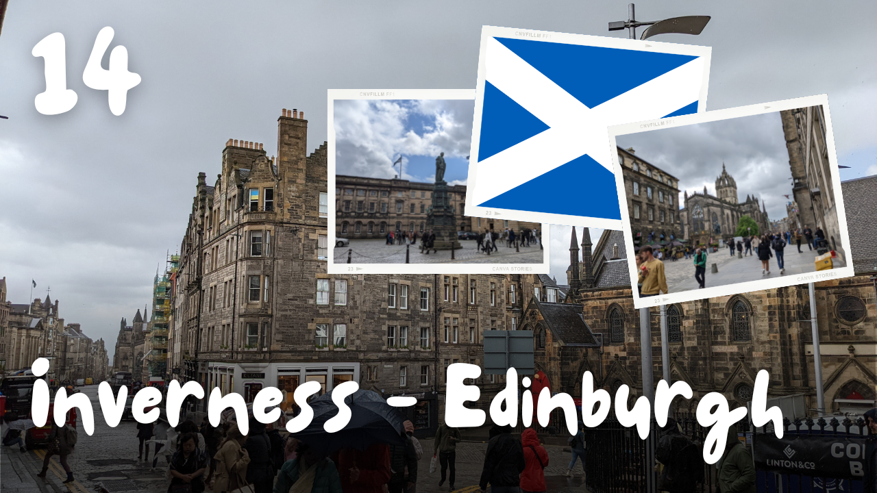 14. ŠKOTSKA: Inverness – Edinburgh (+ zgodba o Mallie in Trowu)